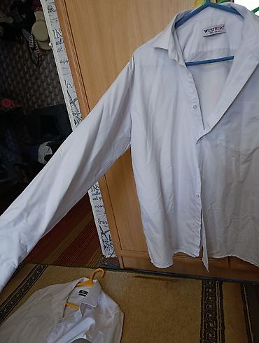 Рубашки: Мужская рубашка, 2XL, Новый, цвет - Белый — 4