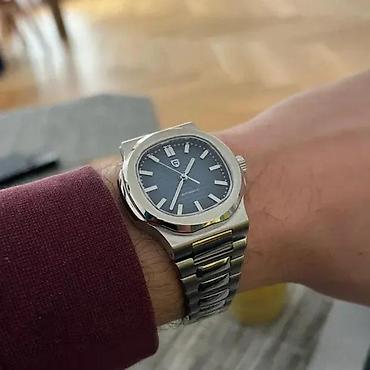 Ručni satovi: PAGANI DESIGN PD-1728- Plava- Patek Philippe Nautilus — 1