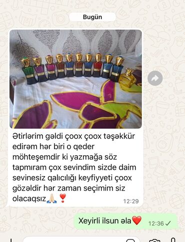 Ətriyyat: Məhsul: Parfüm yağları və flakonlarda hazır ətirlər Təsvir: - Geniş — 16