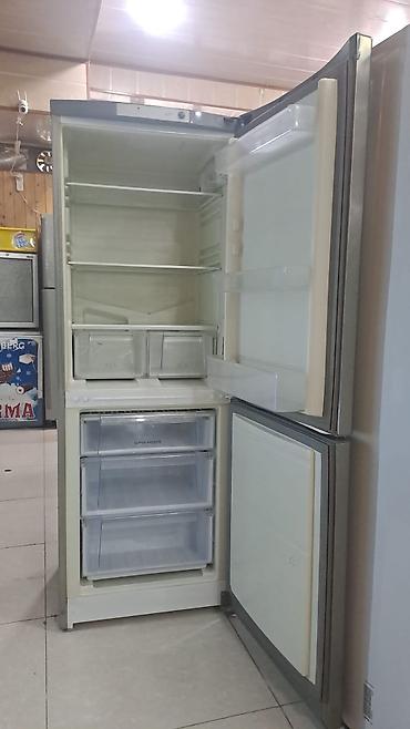 soyducu balaca: İki qapılı, alt donduruculu soyuducu - Gümüş rəngli korpus, sadə və — 1