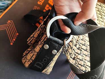 bags: Классическая сумка, Dior, Италия, Материал: Полиэстер, Винтажный стиль, Жёсткая конструкция, Застежка на молнии, Унисекс, Б/у — 6