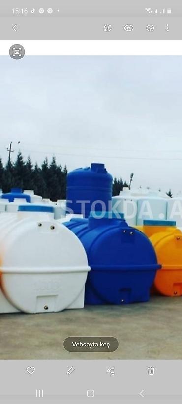 su bakları qiymeti: Bak, Plastik, 1000 l l, Yeni, Pulsuz çatdırılma — 3