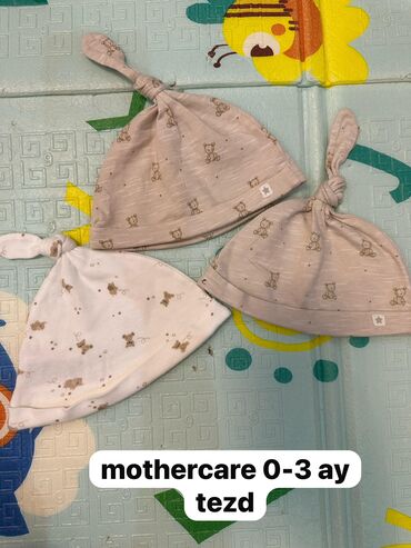 Uşaqlar üçün digər geyimlər: Mothercare korpe papaqlari tezedir. hamisi biryerde 5 manat