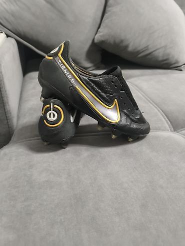 сумка большая: Футбольные бутсы Nike Tiempo (SG, металлические шипы 38 размер 24 см — 2