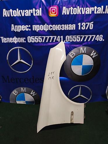 w211 e63: Крыло Переднее правое Mercedes-Benz, 2006 г., Б/у, Оригинал — 1