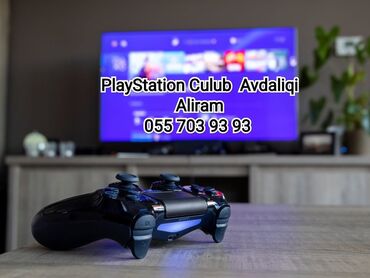 biznes ucun avadanliqlar: Playsation culub avdaliqi Ve Televizor Playsation 3/4/5 Aliram yuksek