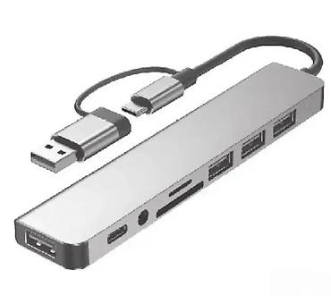 Doking stanice: USB-C/USB 3.0 multiport hub – 6-u-1 Kompaktan aluminijumski hub koji — 2