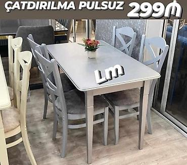 kafe stol stul: Masa stul dəsti endirimdə 330 azn yox 299 azn Sifarişlə hazırlanır — 1