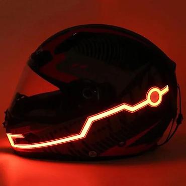 kajak na naduvavanje: LED TRAKA ZA KACIGU MOTOR BICIKL | Led traka za kacigu motor bicikl — 1