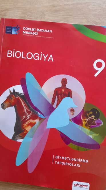 biologiya kitabi: Biologiya Dim 9cu sinif / işlenilen az hissesi pozulub, tertemizdir