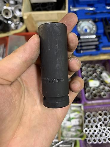 бур: Ударная глубокая торцевая головка 19 мм - Размер: 19 mm — 1