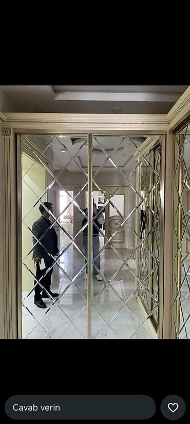 Paltar dolabları, qarderoblar: Güzgülü dolab - Növ: Yataq otağı üçün iri həcimli qarderob - Dizayn — 8