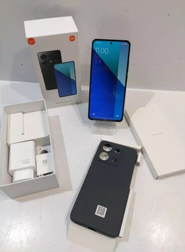 зарядное устройство для телефона fly: Redmi Note 13, 256 GB, rəng - Mavi, Sensor, Barmaq izi, İki sim kartlı