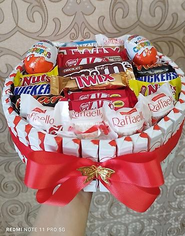 Xonça: Kinder buketleri sifarisle hazirlanir.Sifarisler en az 1 gun onceden — 3