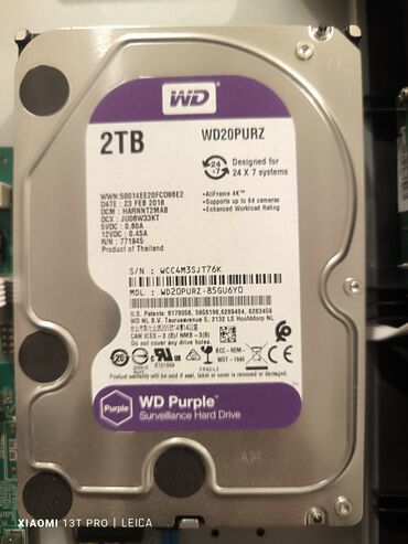 Sərt disklər (HDD): Sərt disk (HDD) Western Digital (WD), 2 TB, Yeni