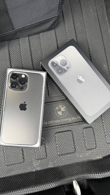 Apple iPhone: IPhone 13 Pro, Колдонулган, 128 ГБ, Графит, Кабель