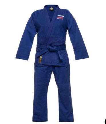 женские спортивные брюки: Кимоно для дзюдо Firuz Master синего цвета Ростовка 175 см