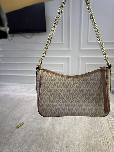 Сумкалар: Сумка Michael Kors канва кожа, в отличном состоянии, отдам за 700с — 2