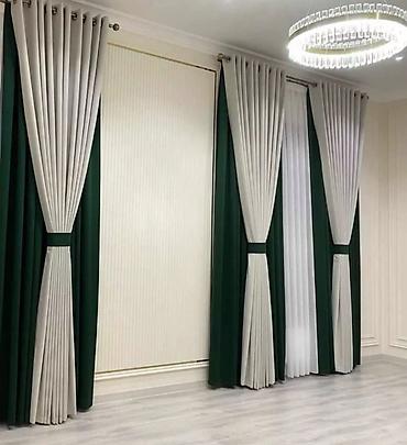 Шторы и занавески: Комплект штор, Бамбук, Магнитные, Монтаж без сверления, С вышивкой, Изготовление на заказ, Новый, Для балкона, Для беседки, Для ванной и душа at lalafo.kg — 1 Шторы и занавески: Комплект штор, Бамбук, Магнитные, Монтаж без сверления, С вышивкой, Изготовление на заказ, Новый, Для балкона, Для беседки, Для ванной и душа — 1