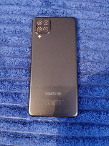 телефон fly ds103d: Samsung Galaxy A12, 32 ГБ, цвет - Черный, Сенсорный, Отпечаток пальца, Face ID