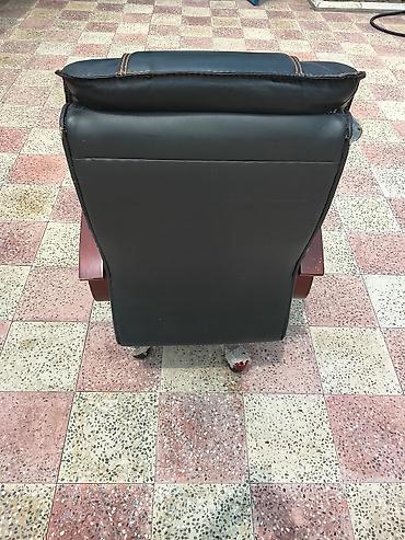 Ofis mebeli: İşlənmiş, Təkərli, Qolları tənzimlənmir, Dəri — 2
