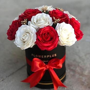 Ruža: Buket crvenih ruža – elegantan aranžman - Luksuzan, bogat buket — 10