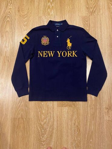kişi svitşotları: Регбийка Polo ralph lauren New York оригинал Размер: M custom slim