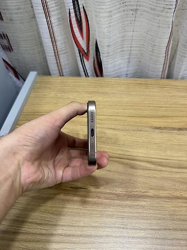 iphone 6 es: IPhone 16 Pro, 128 GB, Desert Titanium, Zəmanət, Face ID — 6