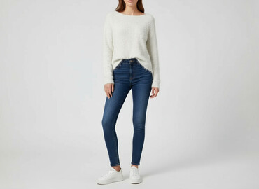 Swetry: Sweter damski, rozmiar L