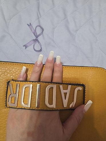 dior çanta: Sarı rəngli qadın çantası – “J’ADIOR” detallı — 2