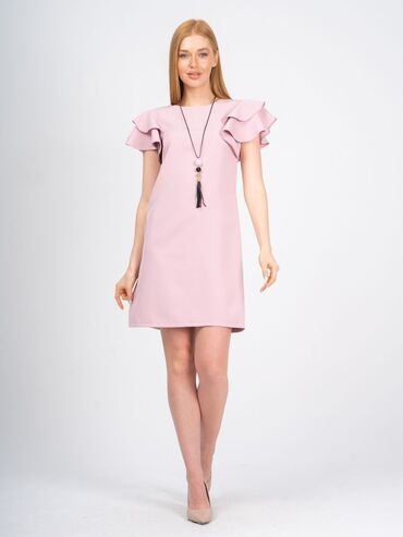 платье коктейльное: Вечернее платье, Коктейльное, Короткая модель, Вискоза, Без рукавов, L (EU 40), XL (EU 42)