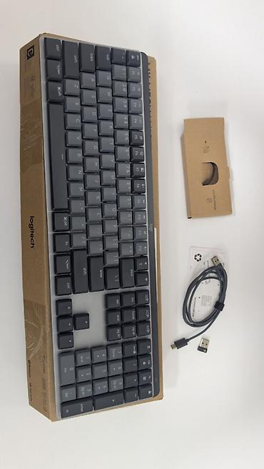Клавиатура, Logitech, Механическая, Bluetooth подключение, Размер: 100%