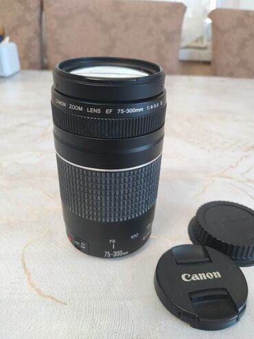 Obyektivlər və filtrləri: Canon 75-300. Hec bir problemi yoxdur. Autofocus problemsiz işleyir — 2