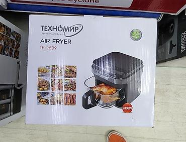 80: Фритюрница-гриль (аэрогриль) ТЕХНОМИР Air Fryer TH-2609 - Объем: 7 л — 2