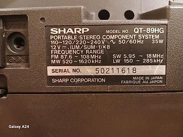 Maqnitofonlar: Yeni Kaset Maqnitofon Sharp, Ünvandan götürmə — 4