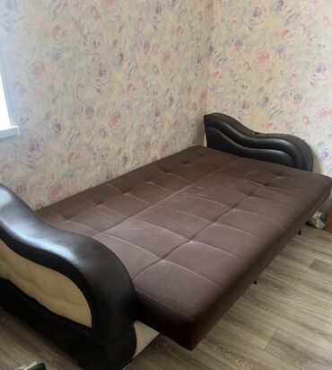 раскладной диван: Диван-кровать, Б/у, Раскладной, Без подьемного механизма, Ткань, Нет доставки