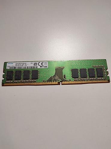 Operativ yaddaş (RAM): Brend: Samsung Həcm: 4 GB Yaddaş növü: DDR4 SDRAM (PC4 yazısı bunu — 1