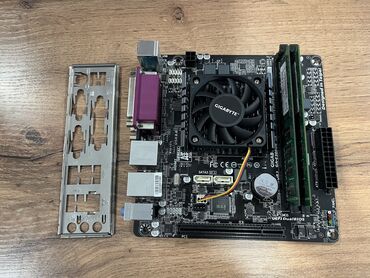 Материнские платы: Материнская плата, Б/у, Gigabyte, Micro-ATX, Для ПК