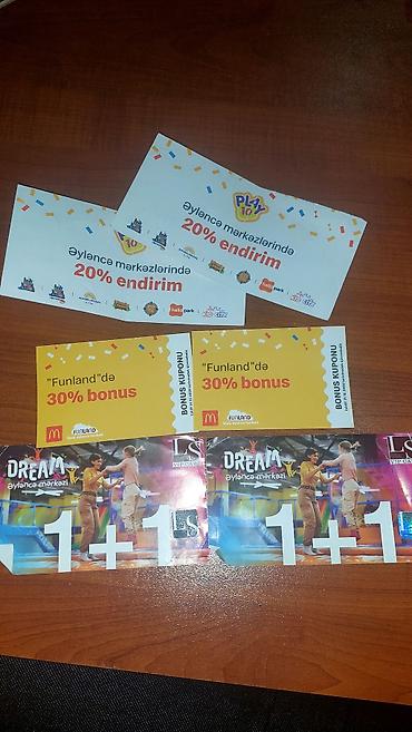 oyun masa: Əyləncə mərkəzləri üçün endirim və bonus kuponları dəsti.2 eded ve — 1