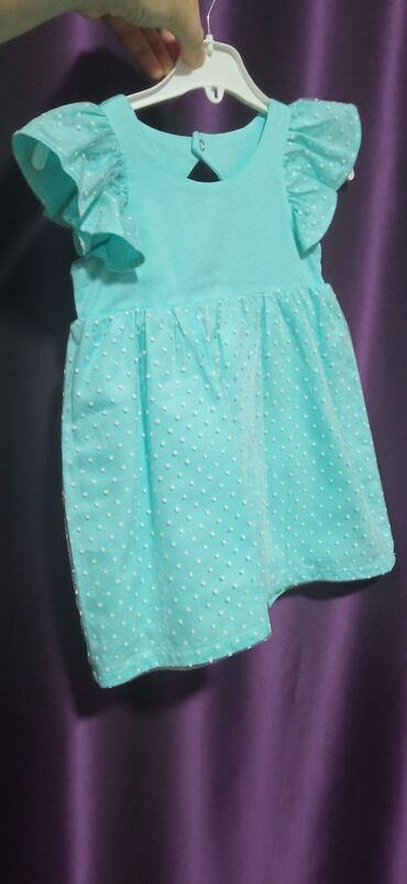 duz donlar: Детское платье цвет - Зеленый