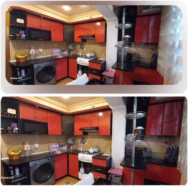 hazir metbex mebelleri: Metbex mebeli ela veziyyetde 400₼ satilir .Olcu 4 metr .Uzerinde
