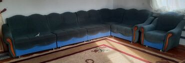 мебели каракол: Бурчтук диван, Колдонулган