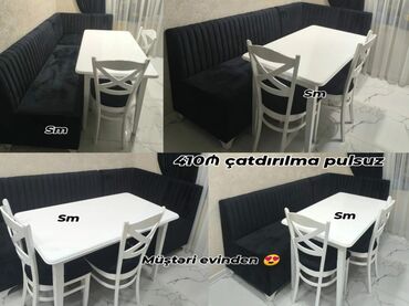 Masa və oturacaq dəstləri: *Dəyərli müştərilərimiz ay sonuna kimi stol stul dəstirimiz endirimle — 24