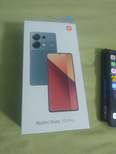 Redmi: Redmi, Redmi Note 13 Pro, Б/у, 256 ГБ, цвет - Черный, 2 SIM, eSIM