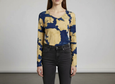 eleganckie bluzki plus size: Women's blouse, size S
