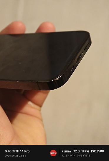 apple 14: IPhone 14 Pro, Б/у, 256 ГБ, Black Titanium, Защитное стекло, Чехол, 81 % — 9