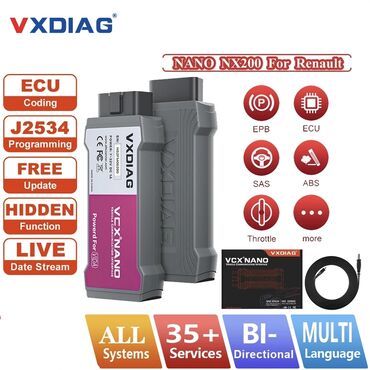 Alati za automobile: Novo - vxdiag nano nx200 za renault obd2 dijagnostika vxdiag nano — 3