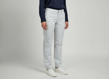 Women's Pants: Spodnie materiałowe damskie, rozmiar L