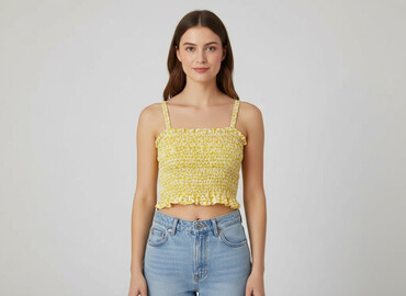 stradivarius top bez ramiączek: Жіноча блуза, розмір S