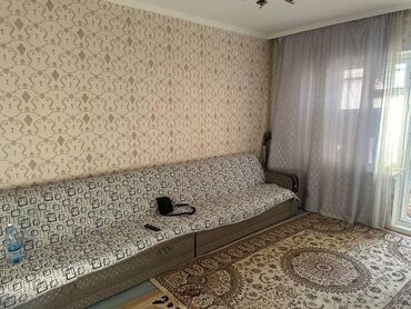 мкр улан продаю квартиру: 1 комната, 43 м², 105 серия, 5 этаж, Старый ремонт